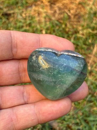 Cuore di fluorite naturale in minerali