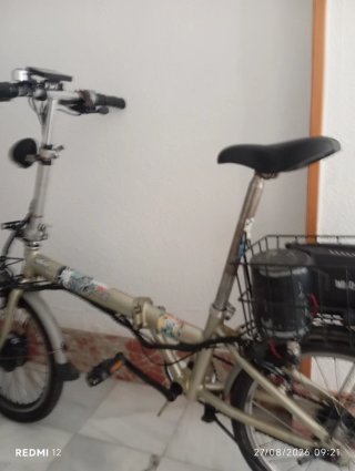 Bicicleta Eléctrica Plegable Batería Modificada