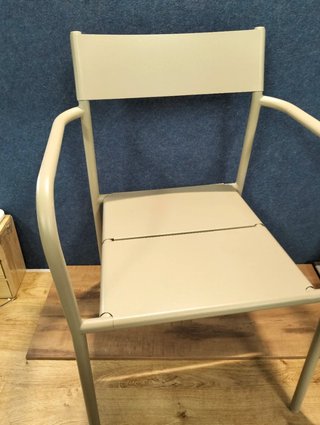 Silla Jardín Sklum Tossa Acero con Reposabrazos