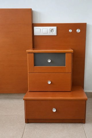 Dormitorio completo madera