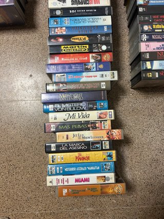 Lote 20 VHS Acción/Aventura/Crimen/Suspense