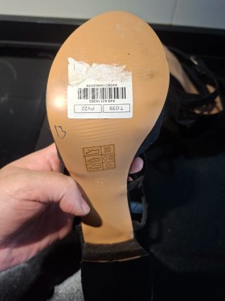 Sandalias de tacón MARYPAZ negras talla 39