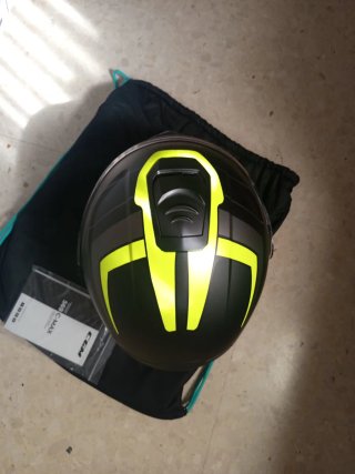 Casco Integral CGM Negro y Amarillo Xl A estrenar