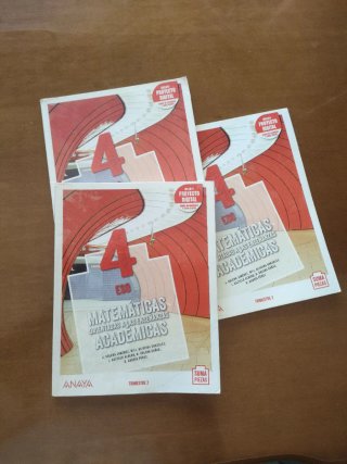 Libros matemáticas 4 ESO