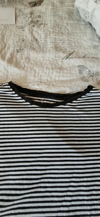 Camiseta marinera rayas T Única