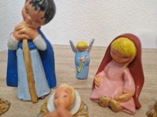Figuras Belén Yeso Antiguo Ferrandiz