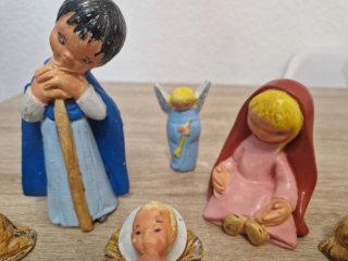 Figuras Belén Yeso Antiguo Ferrandiz