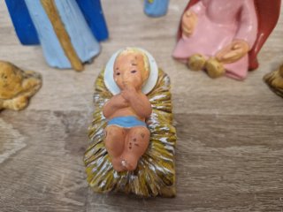 Figuras Belén Yeso Antiguo Ferrandiz