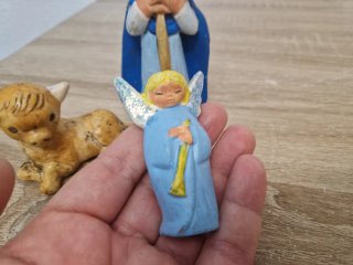 Figuras Belén Yeso Antiguo Ferrandiz