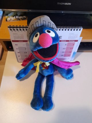 Peluche Muñeco Superhéroe Azul