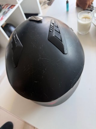 Casco Moto Talla M Negro