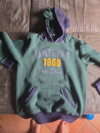 Felpa Archivio Tg. S Verde/Viola