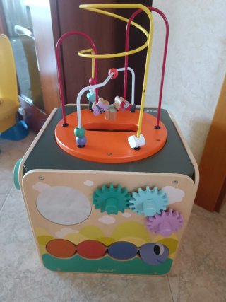 Cubo multifunzionale in legno MultiActivity Janod