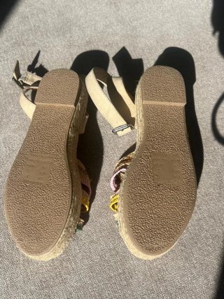 Sandalias cuña Women'secret multicolor