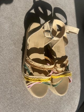 Sandalias cuña Women'secret multicolor