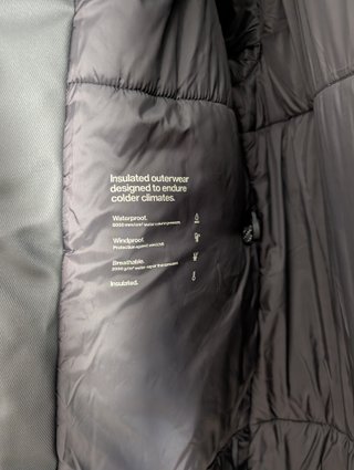 Rains Glacial Coat Grigio