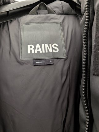 Rains Glacial Coat Grigio