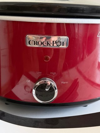 Olla Lenta Crock-Pot Roja 3.5L