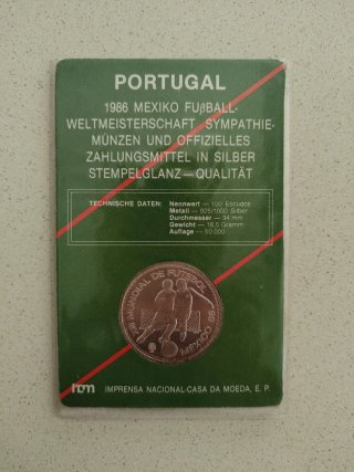 Lote monedas Mundial España 82 y Portugal