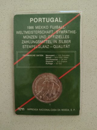 Lote monedas Mundial España 82 y Portugal