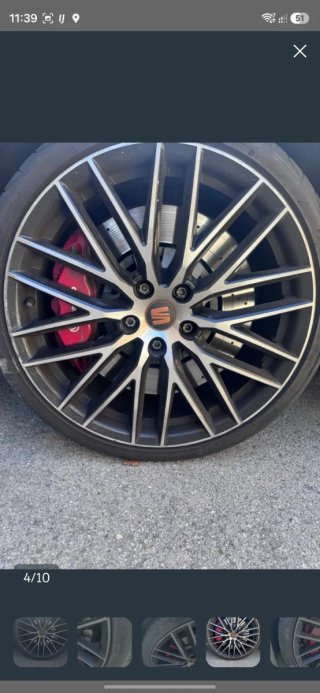Llantas Cupra performance 19 Pulgadas