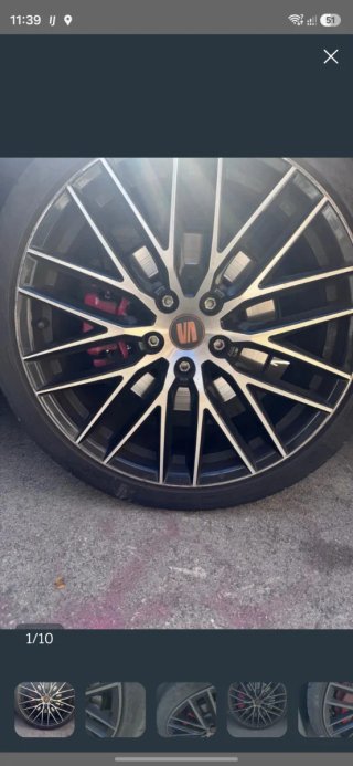 Llantas Cupra performance 19 Pulgadas
