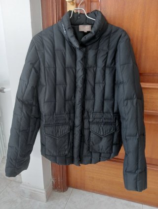 Parka acolchada Casual Tex negra