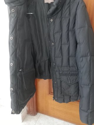 Parka acolchada Casual Tex negra