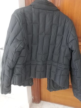 Parka acolchada Casual Tex negra