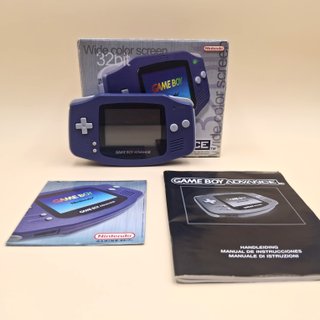 Nintendo Game Boy Advance GBA AGB-001 Indigo Viola