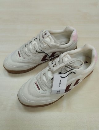 Zapatillas Hummel Talla 40 Beige y Rosa