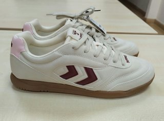 Zapatillas Hummel Talla 40 Beige y Rosa