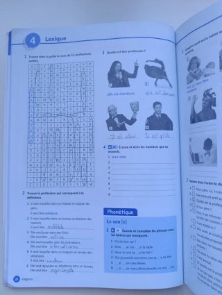 Libro Francés cahier d'exercices 2°ESO