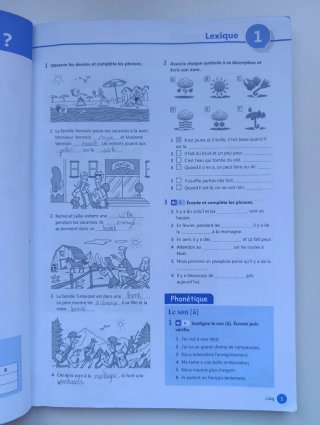 Libro Francés cahier d'exercices 2°ESO