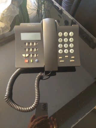 Teléfono fijo Telefonica negro