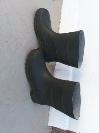 Botas de agua hombre negras