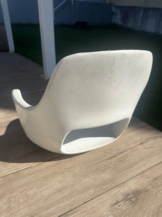 Asiento de barco blanco