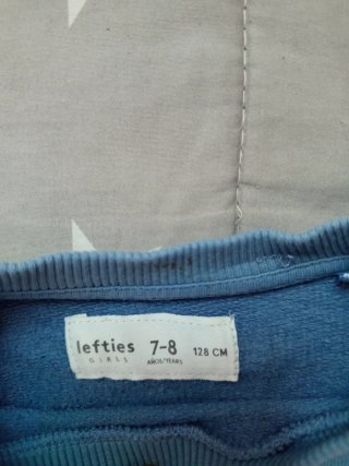 Camiseta niña azul 7-8 años