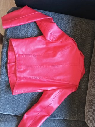 Chaqueta Biker Roja Safty Talla S