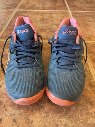 Zapatillas Asics Padel Azul y Rosa