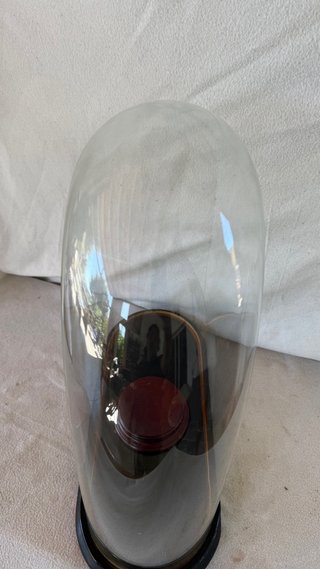 Fanal antiguo cristal y madera principios S.XX