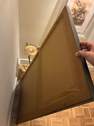 Espejo decorativo con marco de madera