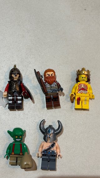 Lote 8 Figuras Fantasía / Señor Anillos