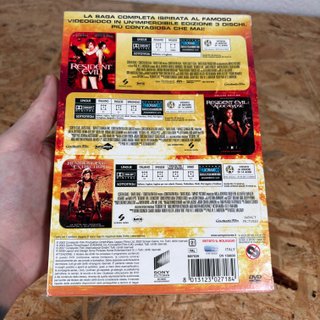 Resident Evil La Trilogia DVD Cofanetto 3 Dischi