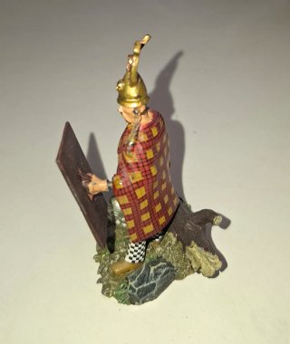 Figura de plomo guerrero celta