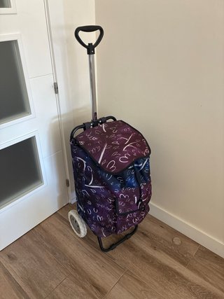 Carrito de la compra con ruedas