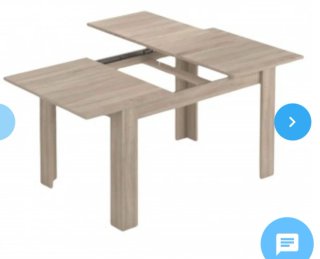Mesa de comedor extensible madera