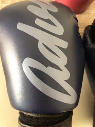 Guantes de Boxeo oz 8 Outshock Azul Marino