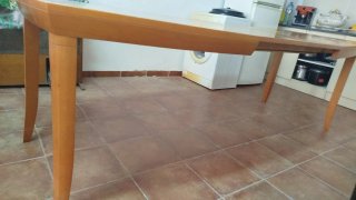 Mesas de comedor extensibles de madera