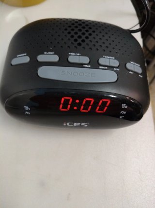Radio Despertador ICES ICR-210 Negro